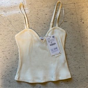 Zara Cream Tank Top